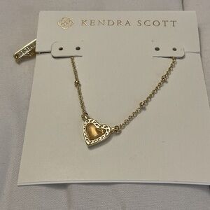 Kendra Scott Gold Heart Pendant Necklace